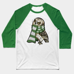 Cunning Short-Earred Owl Baseball T-Shirt